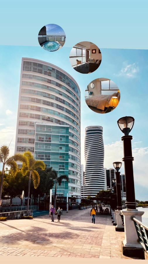 Apartamento VISTA Al RIO PUERTO SANTANA Riverfront 1 Guayaquil Exterior foto